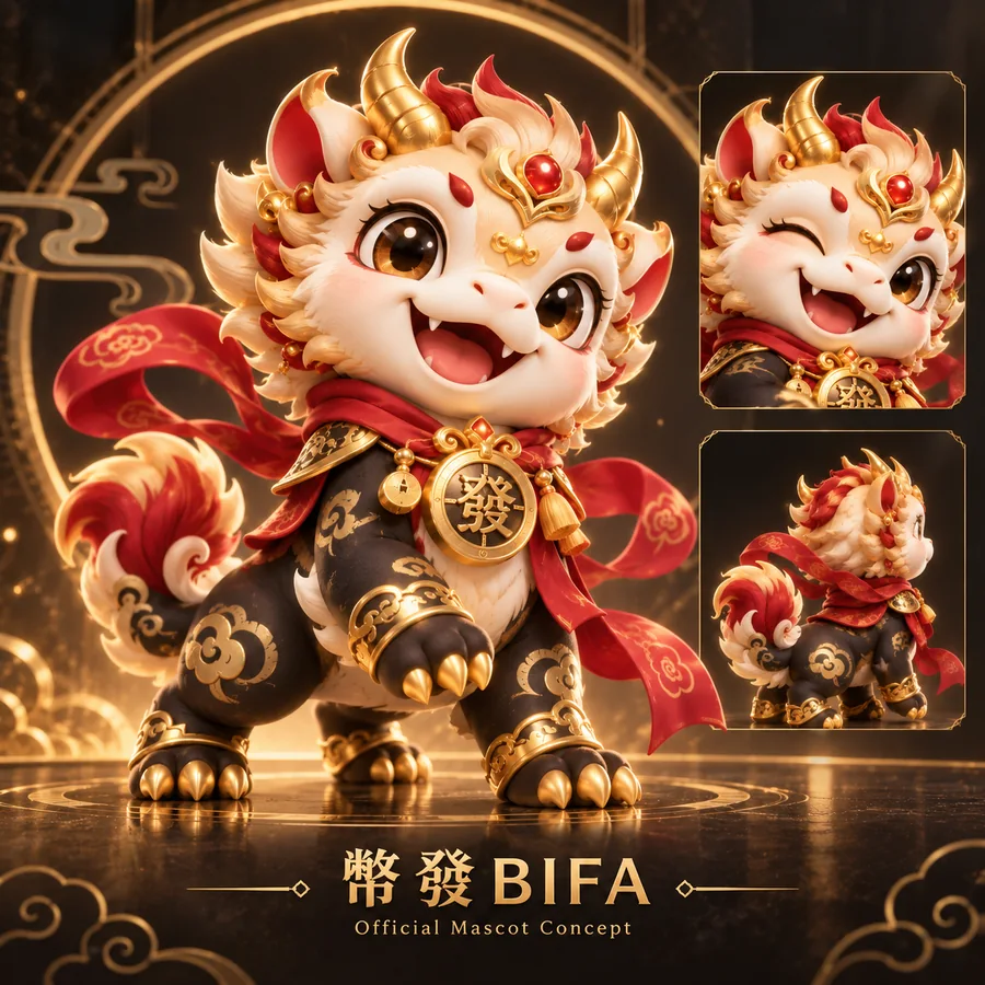 bifa.tw 網站品牌吉祥物設定稿