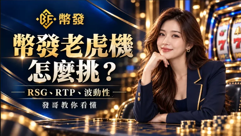 幣發老虎機怎麼挑？發哥帶你看懂 RSG 玩法、RTP 與波動性